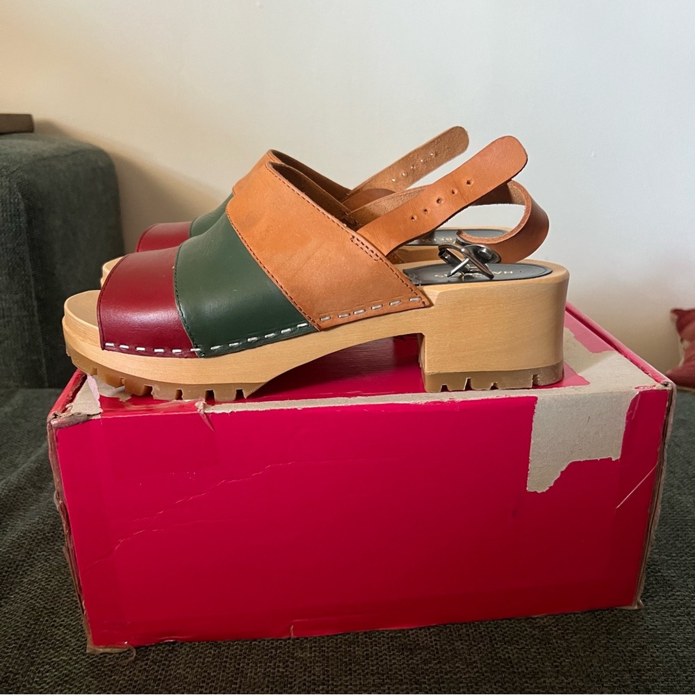 Swedish Hasbeens Mule Clog